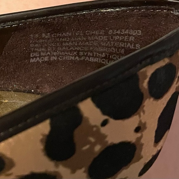 Opened toe cheetah print heels size 11 like new. - Picture 6 of 7